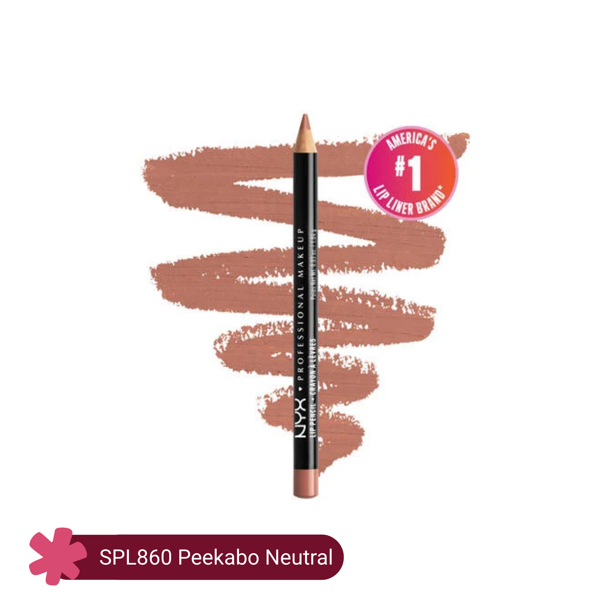 NYX Lip Pencil SPL860 Peekabo Neutral 1.04gm