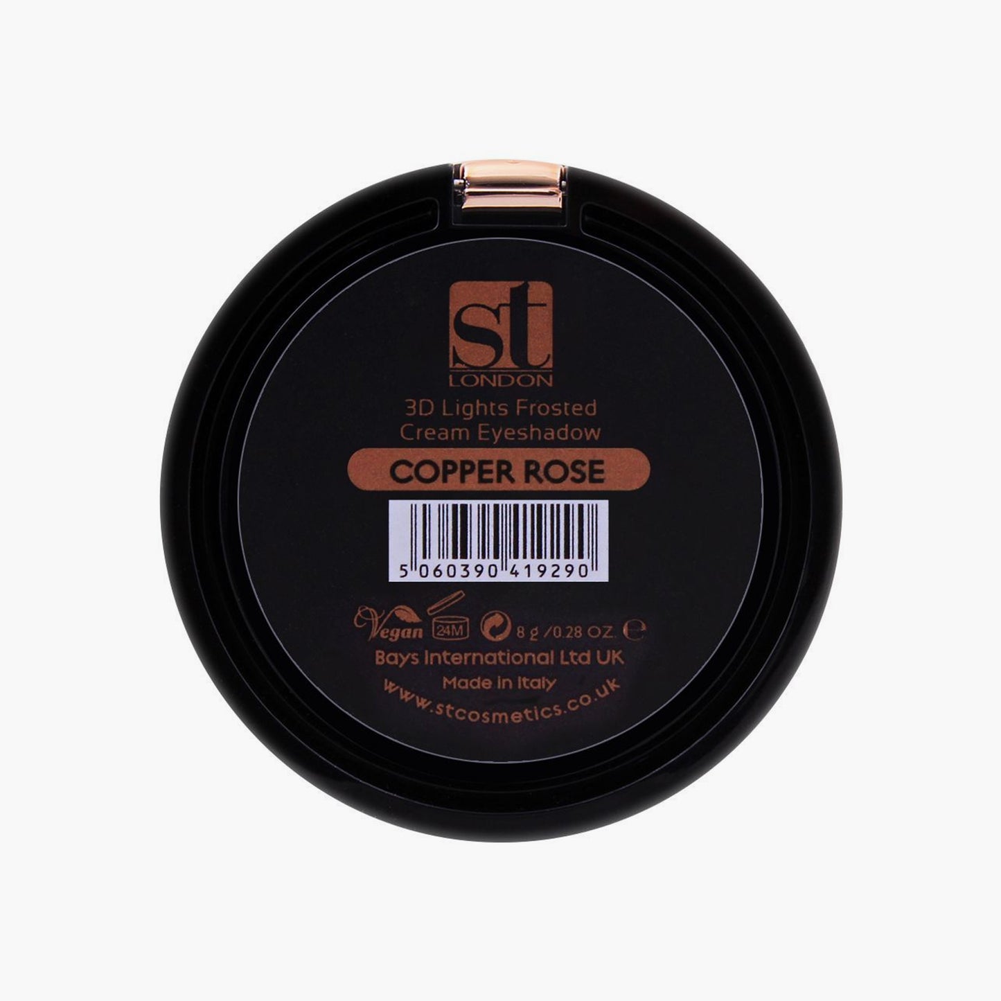 ST London 3D Lights Frosted Cream Eye Shadow Copper Rose 8gm