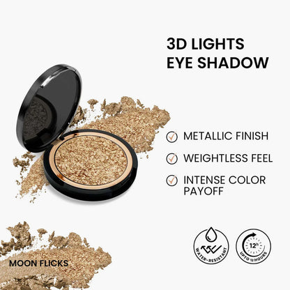 ST London 3D Lights Frosted Cream Eye Shadow Moon Flicks 8gm