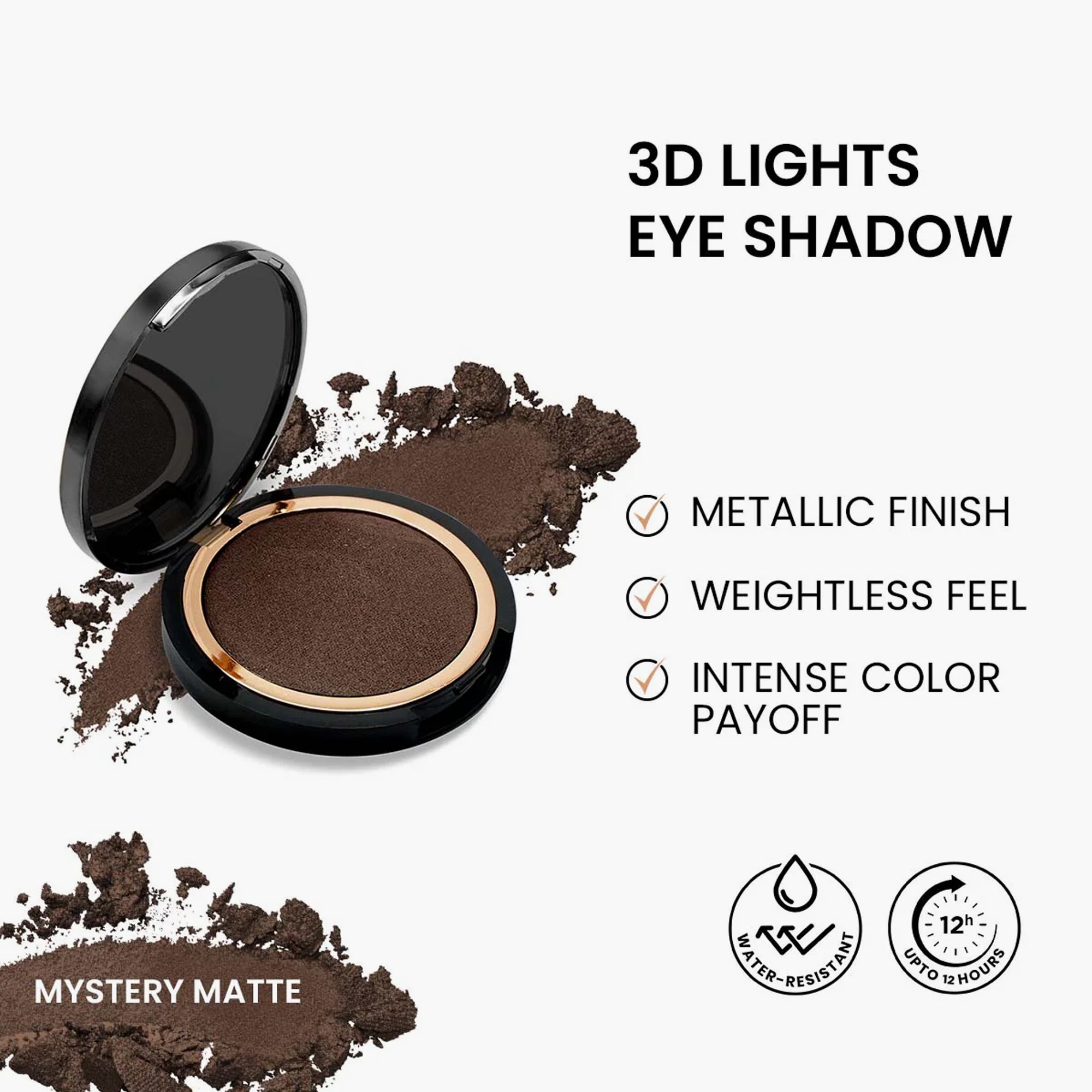 ST London 3D Lights Frosted Cream Eye Shadow Mystery Matte 8gm