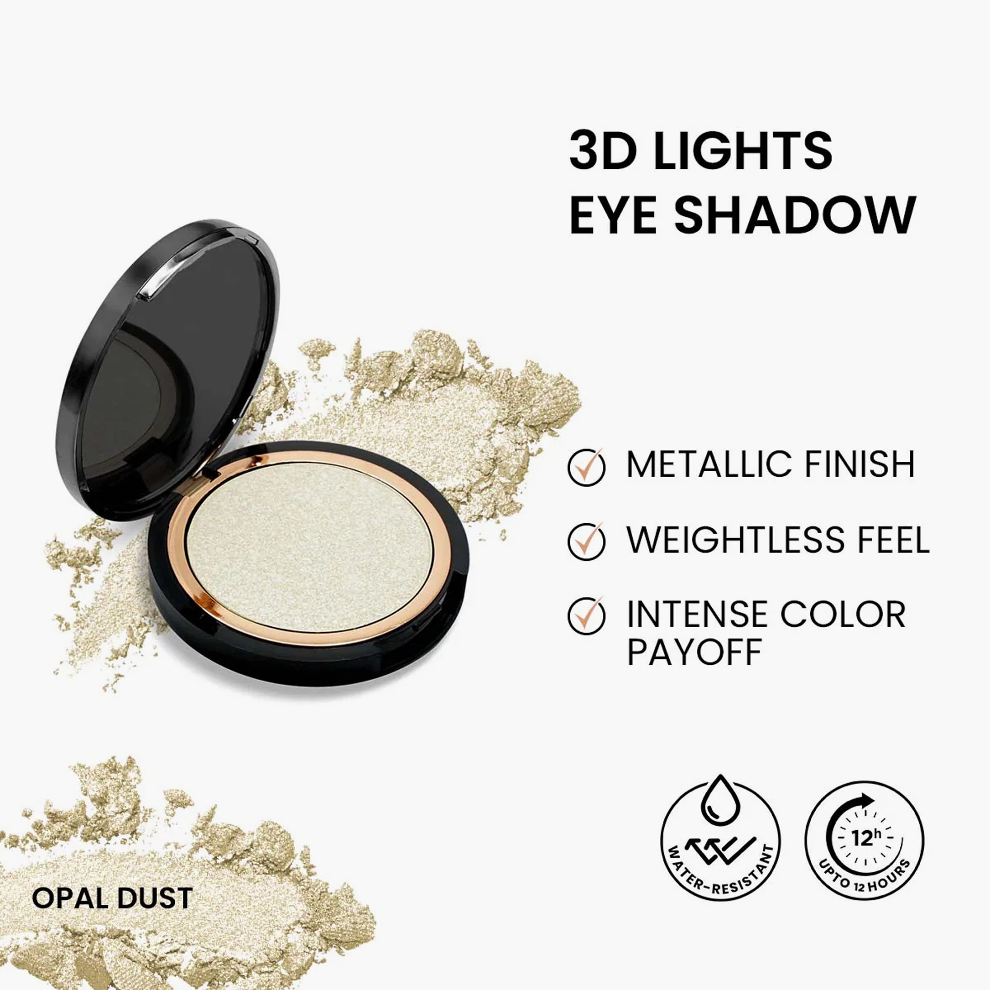 ST London 3D Lights Frosted Cream Eye Shadow Opal Dust 8gm how to use