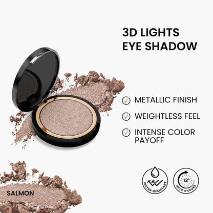 ST London 3D Lights Frosted Cream Eye Shadow Salmon 8gm