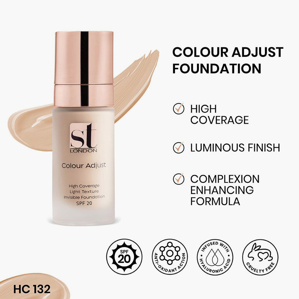 ST London Color Adjust High Coverage Foundation HC 132 SPF 20 30ml