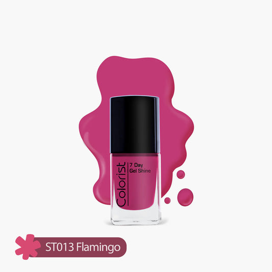 ST London Colorist 7 Day Gel Shine Nail Paint ST013 Flamingo 1 Piece