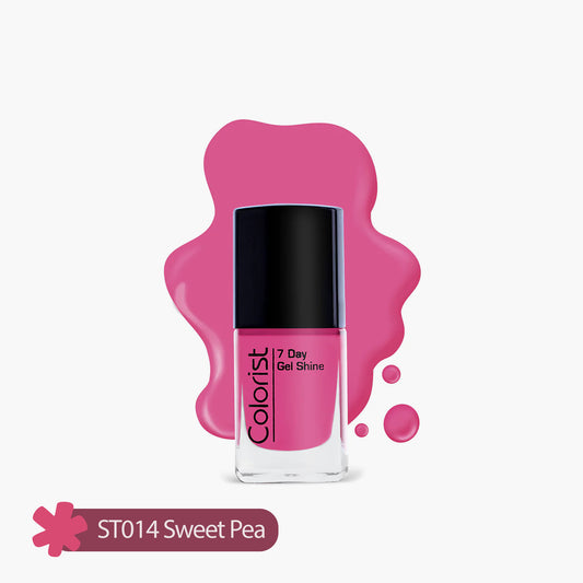 ST London Colorist 7 Day Gel Shine Nail Paint ST014 Sweet Pea 1 Piece