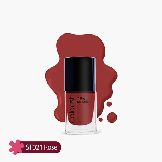 ST London Colorist 7 Day Gel Shine Nail Paint ST021 Rose 1 Piece