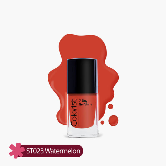 ST London Colorist 7 Day Gel Shine Nail Paint ST023 Watermelon 1 Piece
