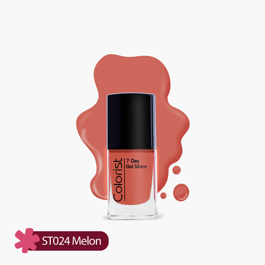 ST London Colorist 7 Day Gel Shine Nail Paint ST024 Melon 1 Piece