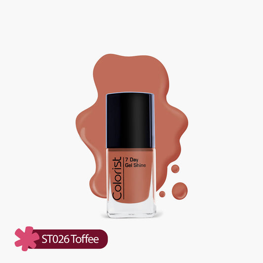 ST London Colorist 7 Day Gel Shine Nail Paint ST026 Toffee 1 Piece