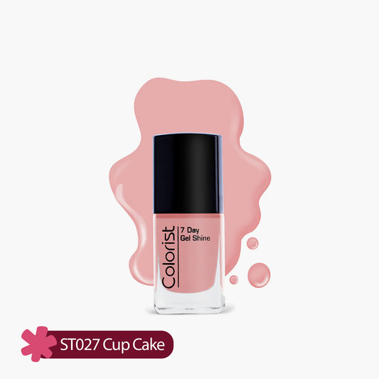 ST London Colorist 7 Day Gel Shine Nail Paint ST027 Cup Cake 1 Piece