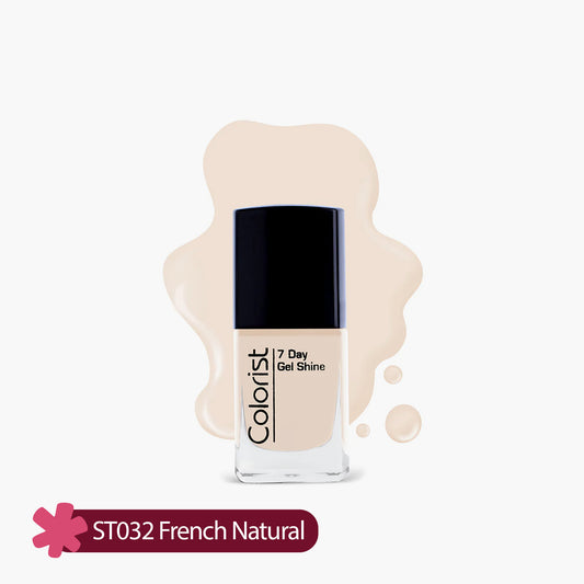 ST London Colorist 7 Day Gel Shine Nail Paint ST032 French Natural 1 Piece