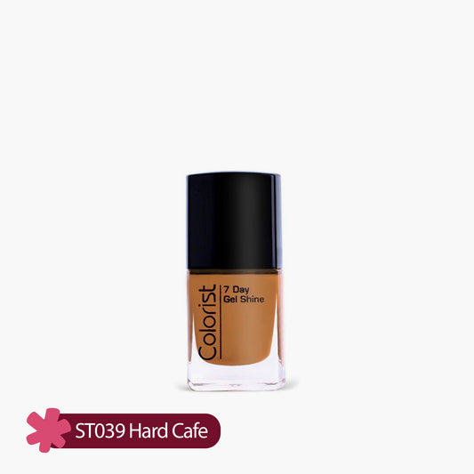 ST London Colorist 7 Day Gel Shine Nail Paint ST039 Hard Cafe 1 Piece