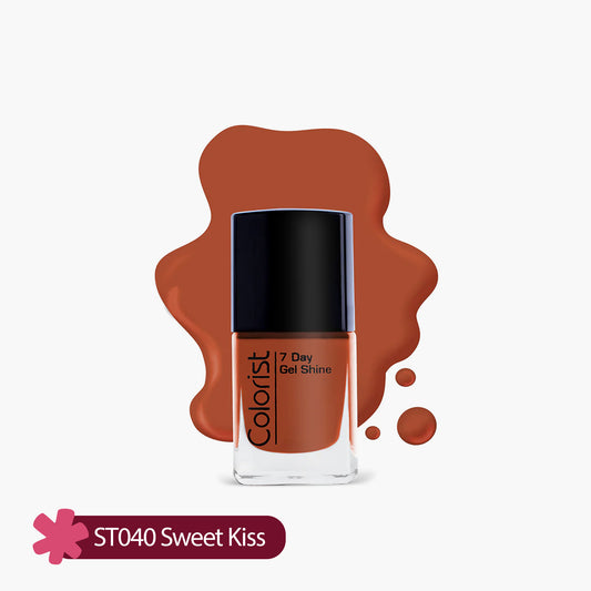 ST London Colorist 7 Day Gel Shine Nail Paint ST040 Sweet Kiss 1 Piece