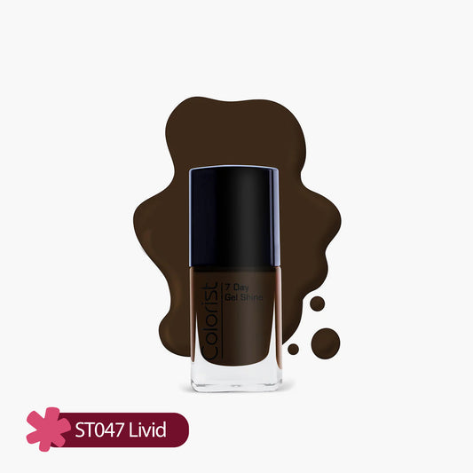 ST London Colorist 7 Day Gel Shine Nail Paint ST047 Livid 1 Piece