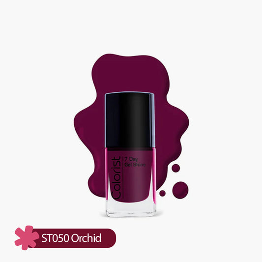 ST London Colorist 7 Day Gel Shine Nail Paint ST050 Orchid 1 Piece