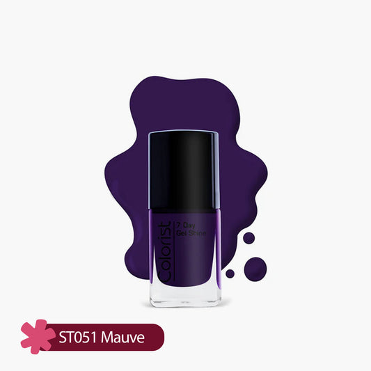 ST London Colorist 7 Day Gel Shine Nail Paint ST051 Mauve 1 Piece