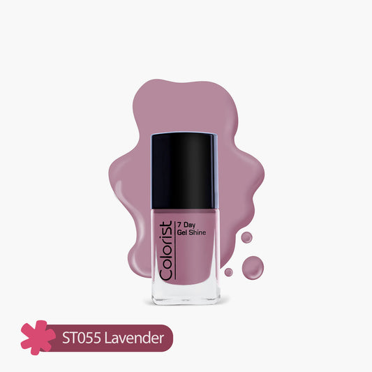 ST London Colorist 7 Day Gel Shine Nail Paint ST055 Lavender 1 Piece