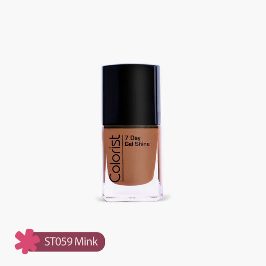 ST London Colorist 7 Day Gel Shine Nail Paint ST059 Mink 1 Piece