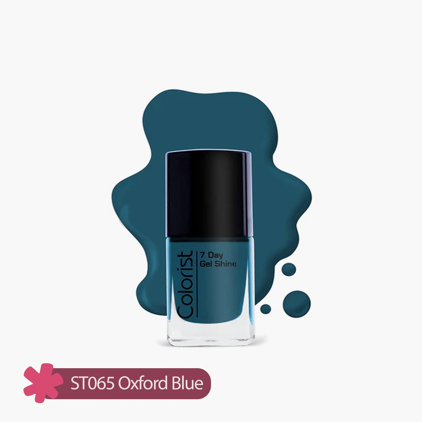 ST London Colorist 7 Day Gel Shine Nail Paint ST065 Oxford Blue 1 Piece