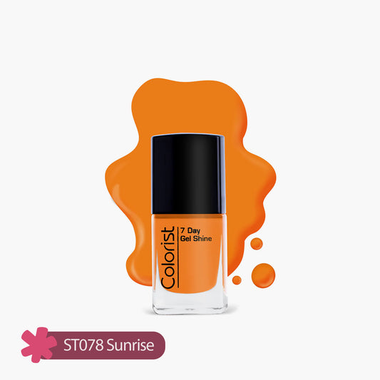 ST London Colorist 7 Day Gel Shine Nail Paint ST078 Sunrise 1 Piece