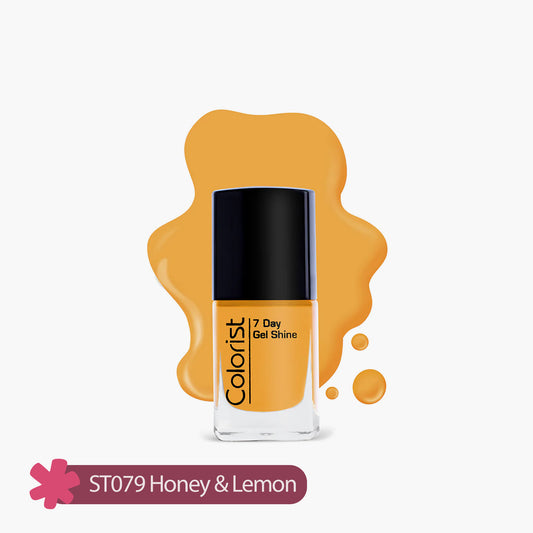 ST London Colorist 7 Day Gel Shine Nail Paint ST079 Honey & Lemon 1 Piece