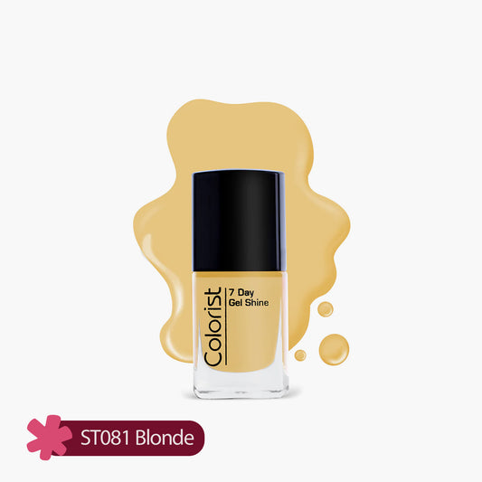 ST London Colorist 7 Day Gel Shine Nail Paint ST081 Blonde 1 Piece