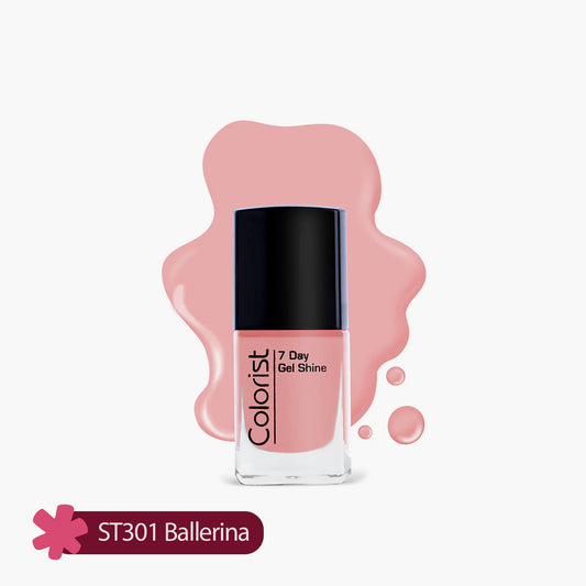 ST London Colorist 7 Day Gel Shine Nail Paint ST301 Ballerina 1 Piece