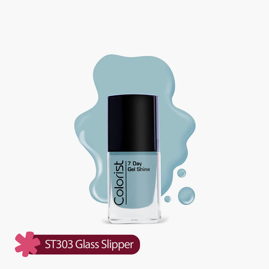 ST London Colorist 7 Day Gel Shine Nail Paint ST303 Glass Slipper 1 Piece