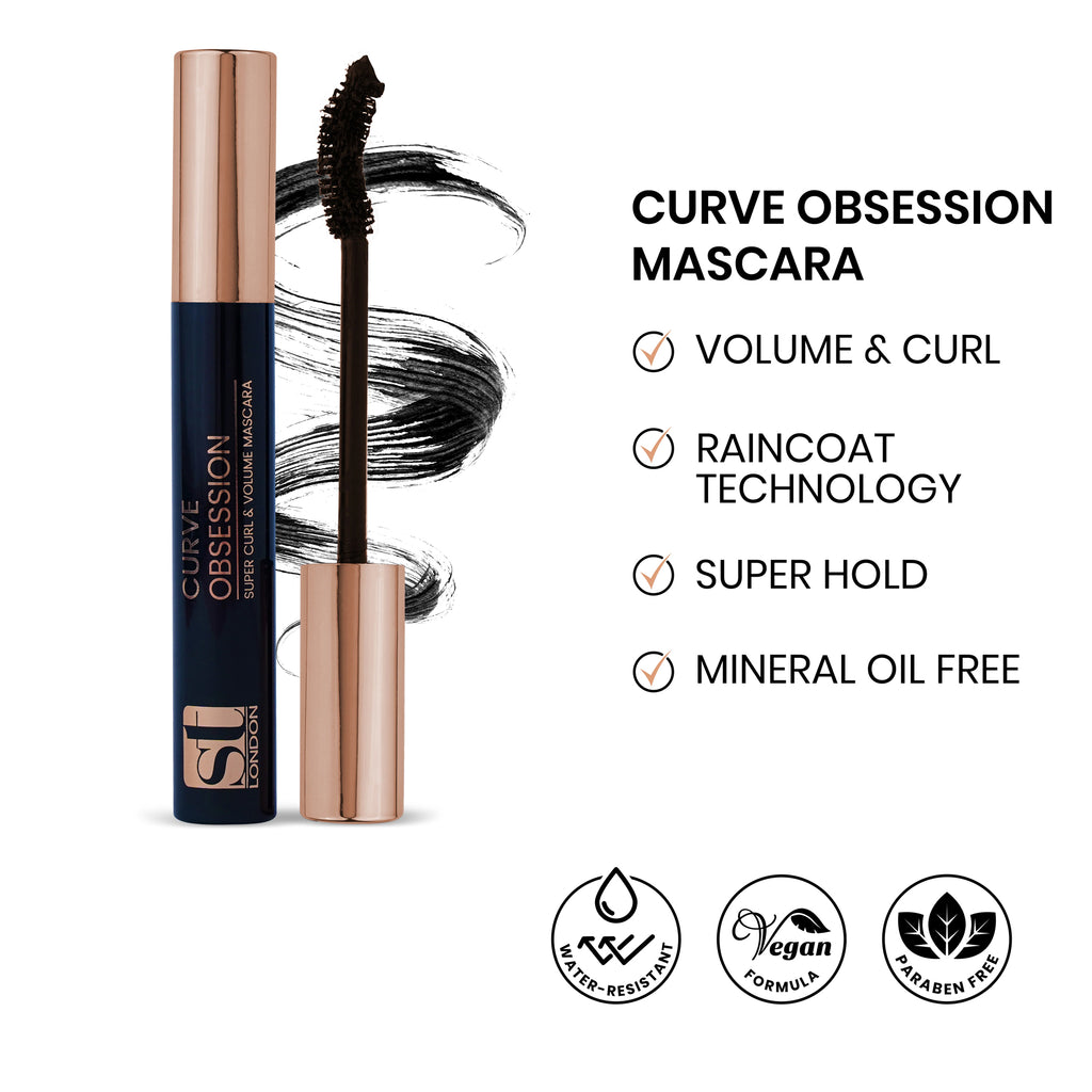 ST London Curve Obsession Super Curl & Volume Mascara 9ml