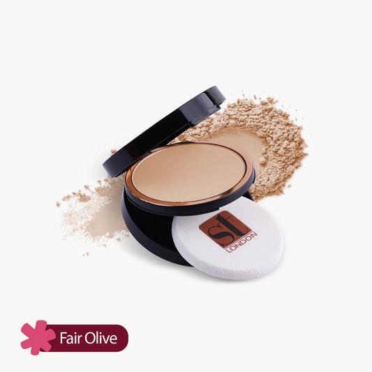 ST London Dual Wet & Dry Compact Powder SPF15 Fair Olive 14gm