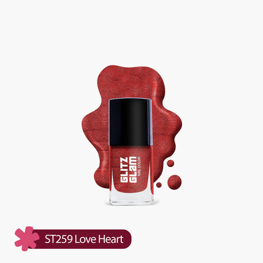 ST London Glitz & Glam Nail Paint ST259 Love Heart 1 Piece