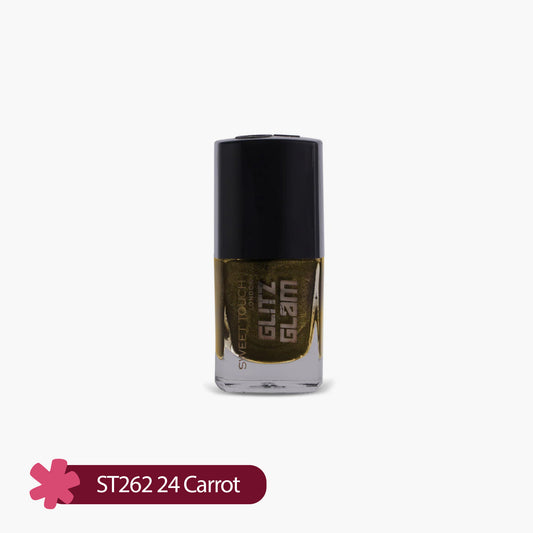 ST London Glitz & Glam Nail Paint ST262 24 Carrot 1 Piece