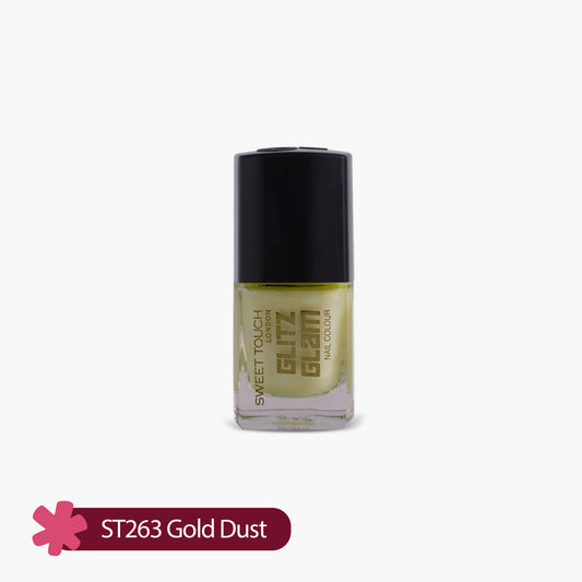 ST London Glitz & Glam Nail Paint ST263 Gold Dust 1 Piece