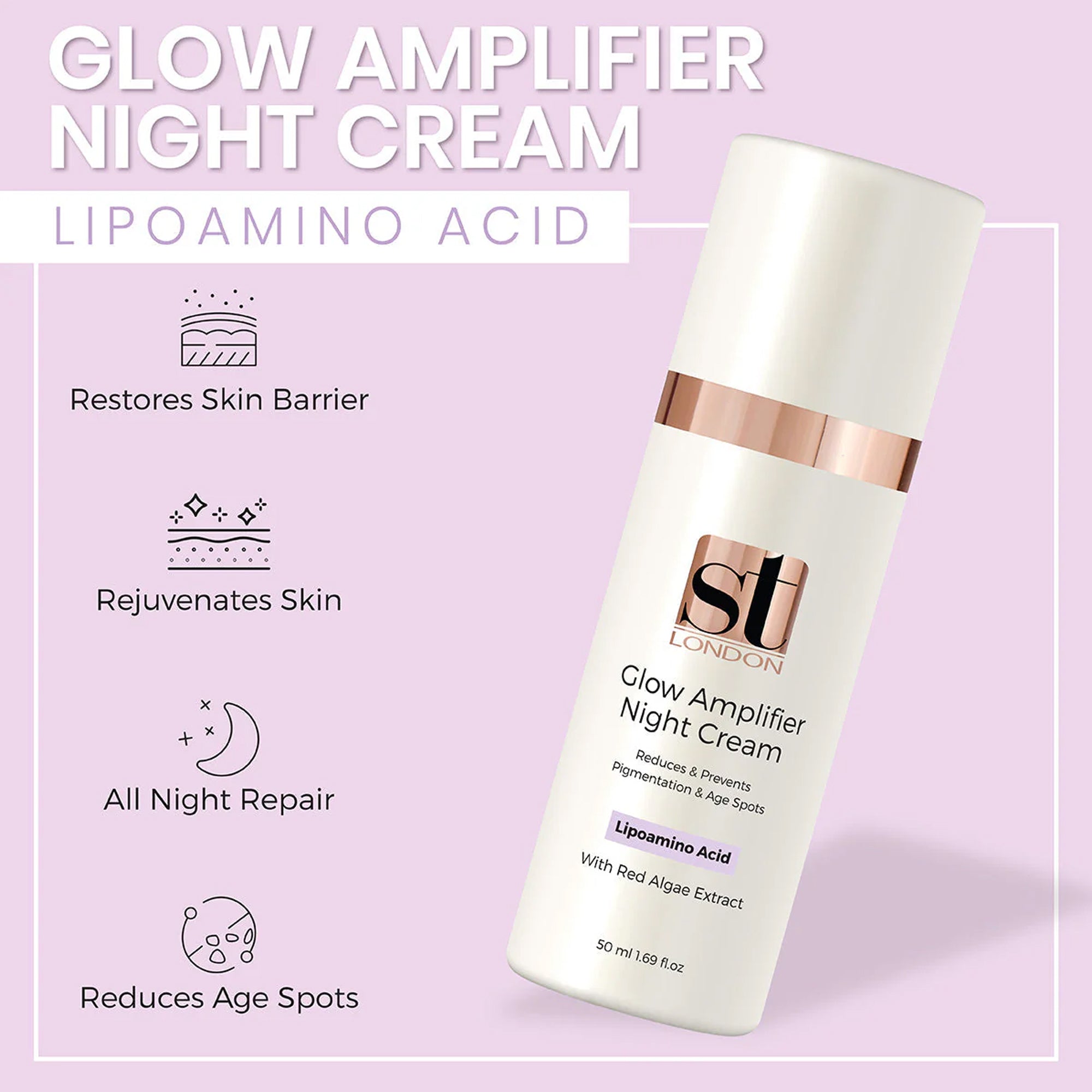 ST London Glow Amplifier Night Cream 50ml