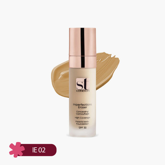 ST London Imperfection Eraser Concealing Camouflage High Coverage Foundation SPF 30 IE 02 30ml