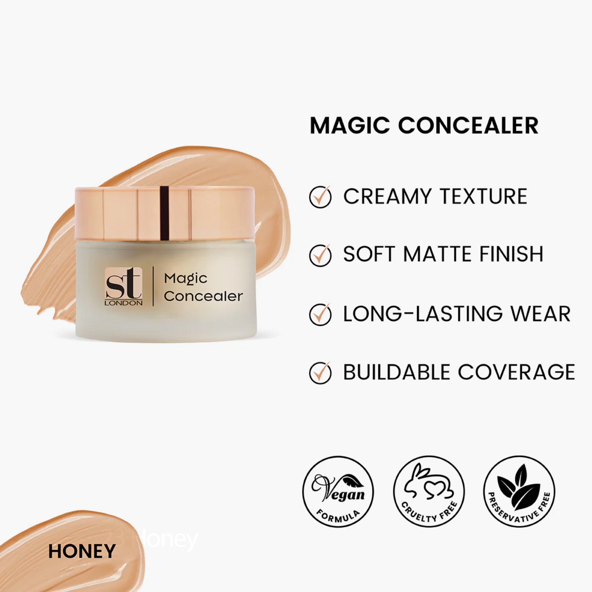 ST London Magic Concealer Matte High Coverage 10ml