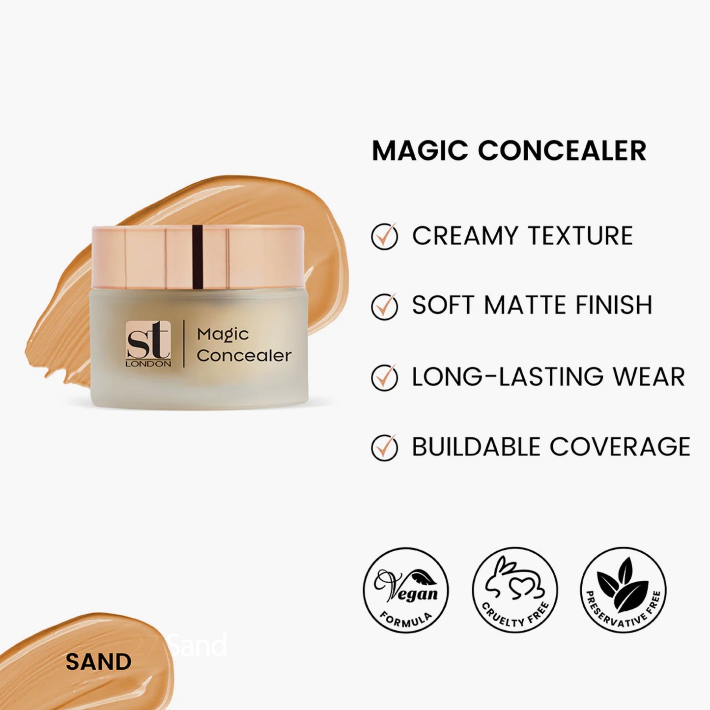 ST London Magic Concealer 27 Sand 15ml