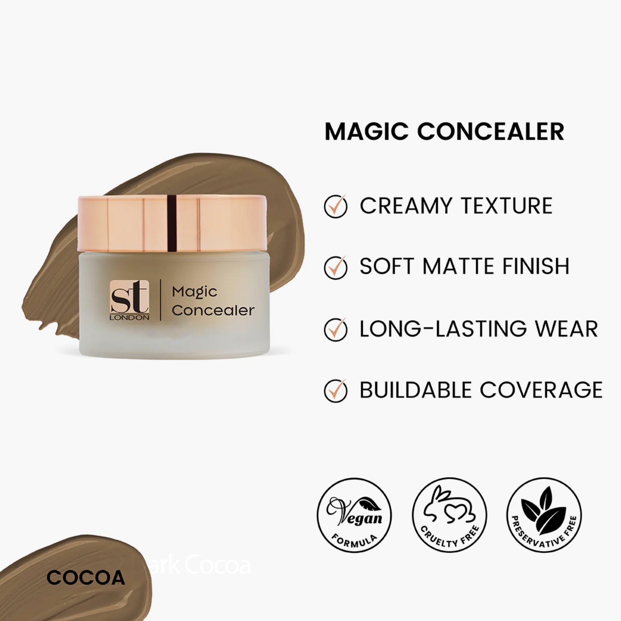 ST London Magic Concealer Matte High Coverage 10ml