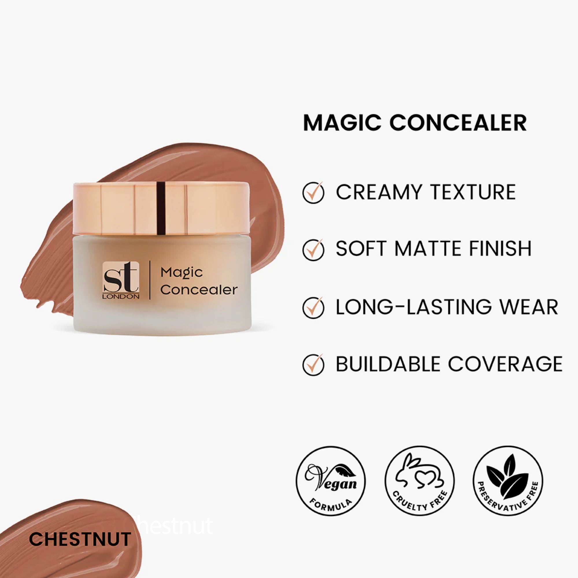 ST London Magic Concealer Matte High Coverage 10ml