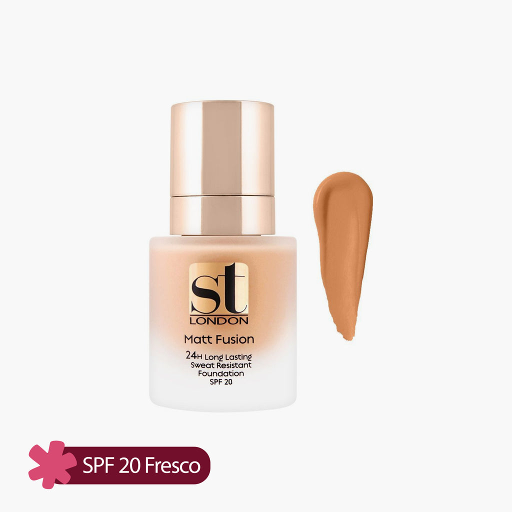 ST London Matt Fusion 24H Long Lasting Sweat Resistant Foundation SPF 20 Fresco 30ml