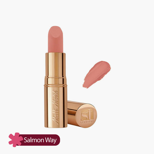 ST London Matt Moist Long Lasting Lipstick Salmon Way 4.5gm