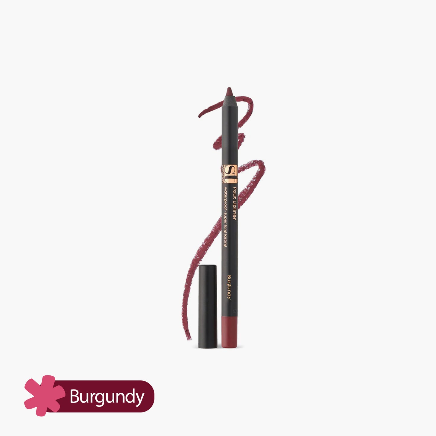 ST London Pout Lipliner Waterproof Super Long Lasting Burgundy 1 Piece
