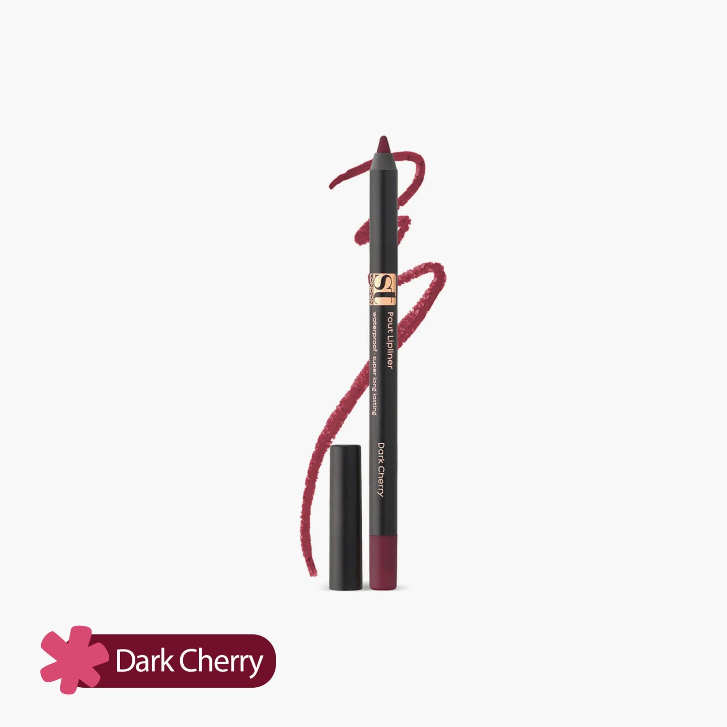 ST London Pout Lipliner Waterproof Super Long Lasting Dark Cherry 1 Piece