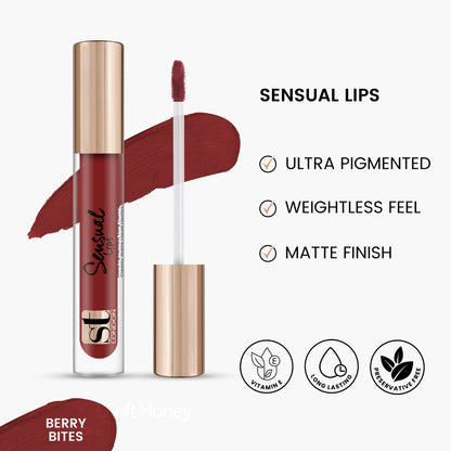 ST London Sensual Lips Lip Gloss Berry Bites 3.5ml