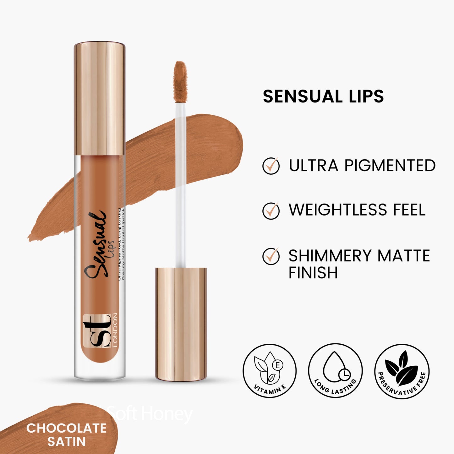 ST London Sensual Lips Lip Gloss Chocolate Stain 3.5ml