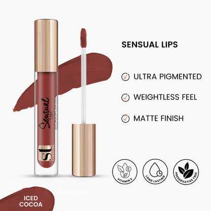 ST London Sensual Lips Lip Gloss Iced Cocoa 3.5ml