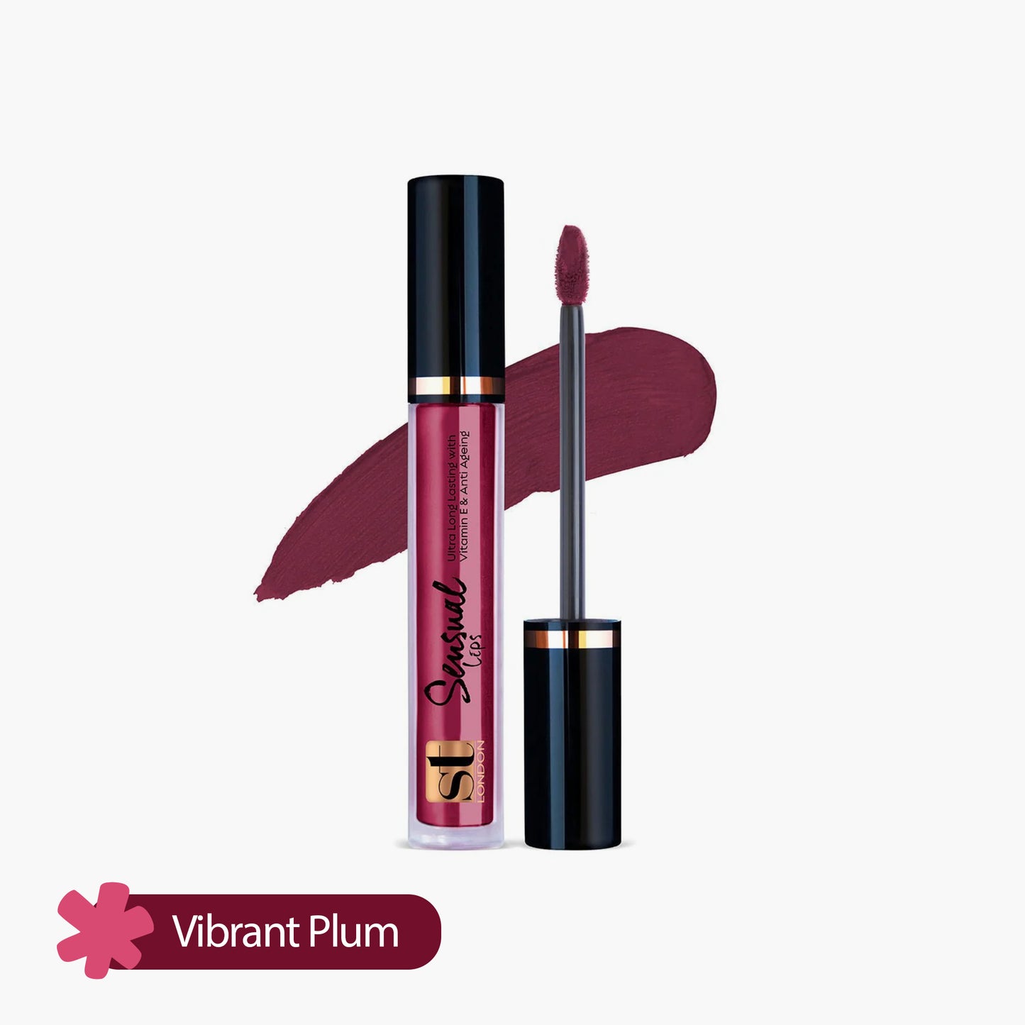 ST London Sensual Lips Lip Gloss Vibrant Plum 3.5ml