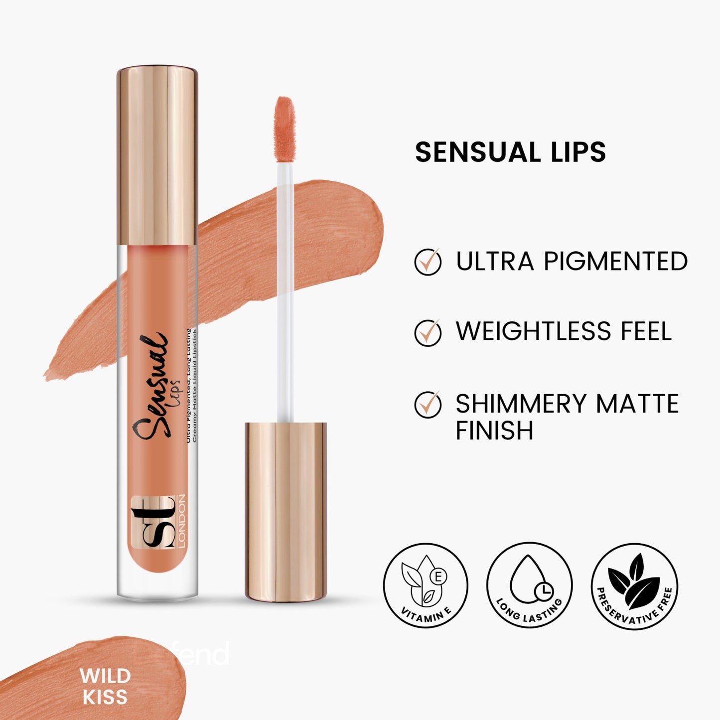 ST London Sensual Lips Lip Gloss Wild Kiss 3.5ml