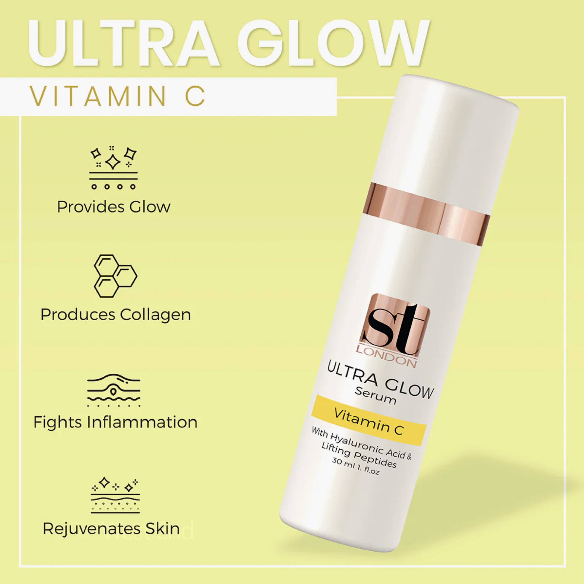 ST London Ultra Glow Serum Vitamin C 30ml