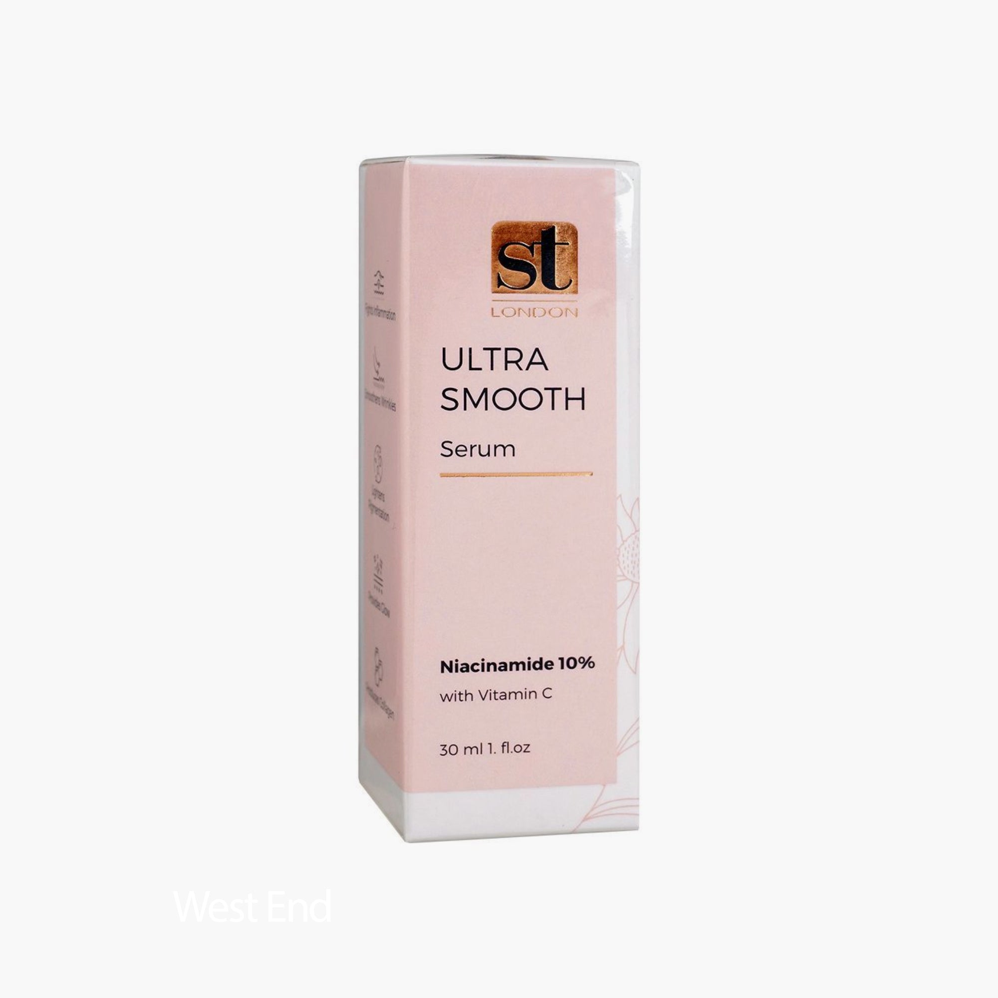 ST London Ultra Smooth Serum Niacinamide 10% With Vitamin C 30ml